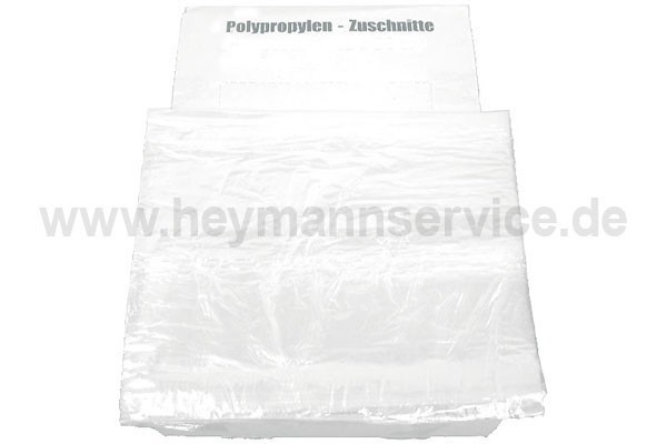 15056 1 PP Zuschnitte 36x48cm 12my glasklar 1/4 Bogen